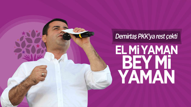 Selahattin Demirtaş:” Açıklamaları sorumsuzca buldum”