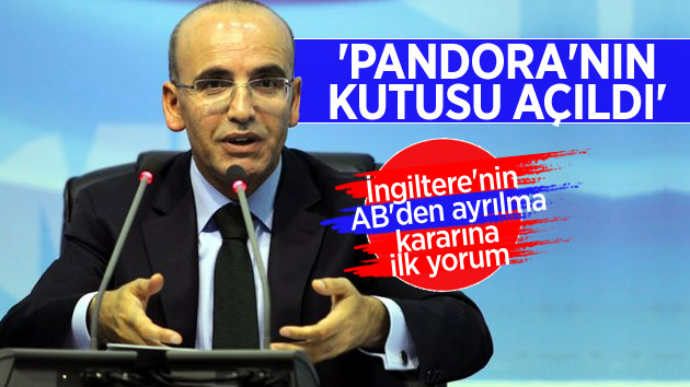 Şimşek’ten İngiltere’nin AB’den ayrılmasına ‘Pandora’lı yorum