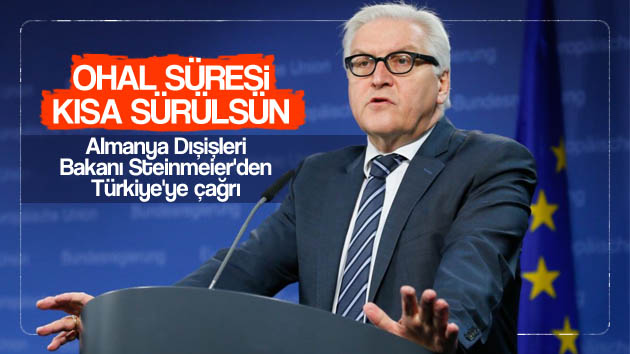 Steinmeier’den Türkiye’ye OHAL çağrısı