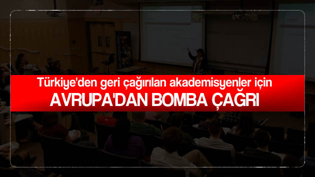 Türkiye’den çağırılan akademisyenlere ‘gitmeyin’ çağırısı
