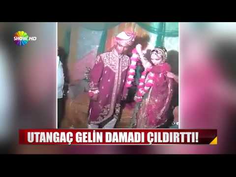 Utangaç gelin damadı çıldırttı