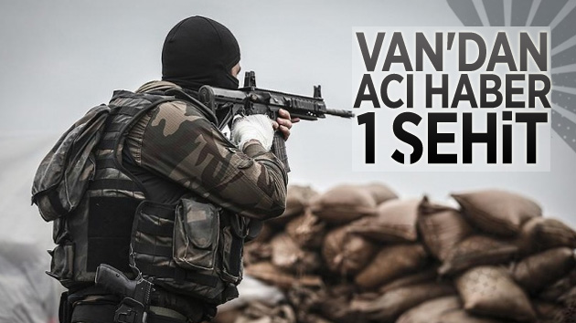 Van’dan Acı Haber: 1 Şehit