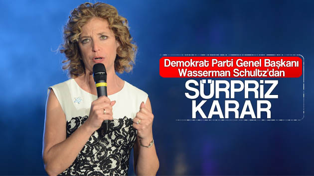 Wasserman Schultz’dan sürpriz karar