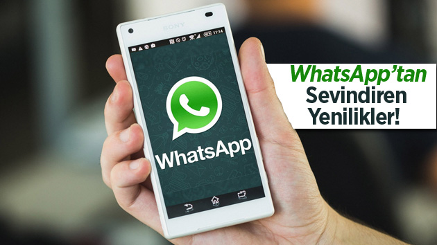 WhatsApp’tan sevindiren yenilikler