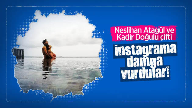 Yeni evli çift instagrama damga vurdu