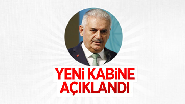 Binali Yıldırım yeni kabineyi açıkladı