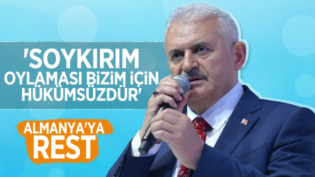 Yıldırım’dan Almanya’ya ‘Soykırım’ Resti